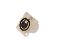 NC3FD-LX femmina XLR femmina PIN: 3 saldature argento 16A 19x24mm 2,5mm² NEUTRIK