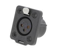 NC3FDX-TOP CONNETTORE TELAIO HEAVY DUTY FEMMINA 3 POLI XLR NEUTRIK