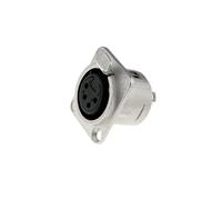 NC4FD-L-1 femmina XLR femmina PIN: 4 saldature argento 10A 1,5 mm² NEUTRIK