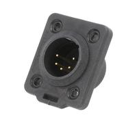 NC5MDX-TOP CONNETTORE TELAIO HEAVY DUTY MASCHIO 5 POLI XLR NEUTRIK