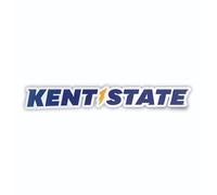 NCAA - Adesivi per auto con licenza ufficiale Wordmark Style e adesivi per paraurti (Kent State University - a colori)