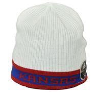 NCAA Adidas Kansas Jayhawks KA78Z Reversibile Berretto IN Maglia Bianco Blu
