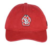 NCAA Adidas South Dakota Coyotes EH39Z Curvo Bill Unisex Rosso Adulto Cappello