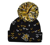 NCAA Adidas Wichita Stato Ammortizzatori 010KW Big Pom Ammanettato Knit Berretto