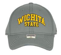 NCAA Adidas Wichita Stato Ammortizzatori MZ015 Curvo Flex Per Small Medio Cuffia