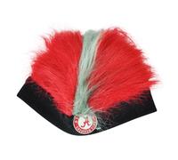 NCAA Alabama Cremisi Tide Simil Flair Rosso Grigio Capelli Maglia Cuffless