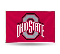 NCAA Banner Flag 0,9 m di 1,5 m, Nylon, Ohio State Buckeyes, 3x5 Foot