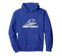 NCAA Embry Riddle Aeronautica Daytona Eagles - TDYERUD1 Felpa con Cappuccio
