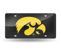 NCAA Iowa Hawkeyes Laser-Cut Auto Tag
