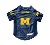 NCAA Michigan Wolverines Pet Stretch Jersey, taglia S