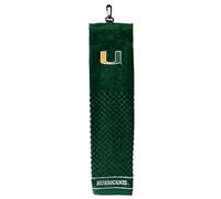 NCAA Ricamato Asciugamano da Golf, Miami Hurricanes