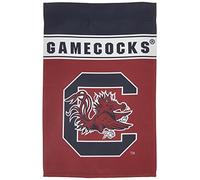 NCAA South Carolina Gamecocks - Bandiera da giardino unisex a doppia faccia con logo della squadra fondata, 45,7 x 30,5 cm, taglia unica
