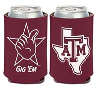 NCAA Texas A & M University Aggies 1 Pack 12 oz 2 lati lattine refrigerante