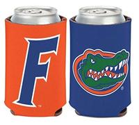 NCAA University Florida Gators 1 confezione da 12 once. Raffreddatore per lattine su 2 lati