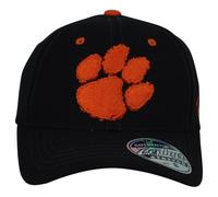 NCAA Zephyr Clemson Tigers Curvo Bill Elastico Per Elasticizzato Small / M
