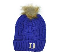 NCAA Zephyr Duke Devil's Blu Elettrico Adulti Pom Invernale Ammanettato Berretto