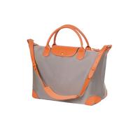 NCEDN Grande borsa tote da donna - Borsa tote leggera in nylon impermeabile con cerniera, tracolla e manico superiore, perfetta per lavoro, viaggi e uso quotidiano da donne o uomini, cachi, Large (43