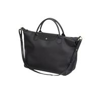 NCEDN Grande borsa tote da donna con cerniera, leggera e impermeabile, borsa a tracolla e manico superiore, per lavoro, viaggi o uso quotidiano, da donne o uomini, colore nero