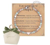 NCEJNY Bracciale Donna Portafortuna e Saggezza, Braccialetto Ragazza con Elegante Confezione Regalo, Regalo Laurea Donna, Compleanno, Idee Regalo per Amica, Mamma, Insegnante