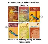 NCERT textbooks class 12th physics part 1&2 chemistry part 1&2 and mathematics combo 2019 set of 6 book