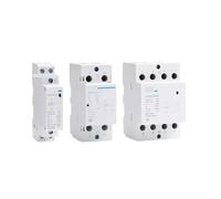 NCH8 20A 25A 40A 63A Household AC Contactor 220V 230V 380V 400V 1 Single 3 Three Phase 1pcs(NCH8-25,4NO)