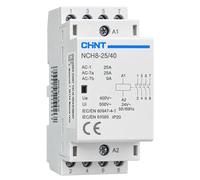 NCH8-25.40/24 Contattore Modulare 25A 4NA 24Vac 2M IP20 4P 50/60Hz 2 Moduli DIN