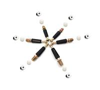 Ncheli 30 pezzi Connettore Eccentrico Bulloni Set, Camme 15mm con Tasselli M6x40mm,Connettore Eccentrico Raccordi Viti Di Fissaggioper Mobili Armadio,Zincato