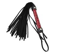 Ncheli Frusta di Cuoio,Cosplay della Frusta di Cuoio Accessori Cosplay Kit di Gioco di frustate Frustino Corto in Ecopelle, Giocattolo per Coppia