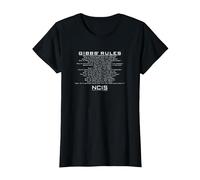 NCIS Gibbs Rules Maglietta, Donna, Nero, L