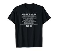 NCIS Gibbs Rules Maglietta, Uomo, Nero, 3XL