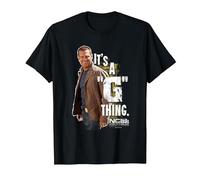 NCIS: Los Angeles G Thing Maglietta, Uomo, Nero, 5XL