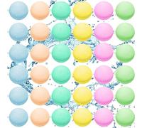 NCKIHRKK 36 Pezzi Palloncini d'acqua in Silicone, Gavettoni Acqua Riutilizzabili a Eiempimento Rapido, Giochi d Acqua Estivi Giardino/Spiaggia/Piscina, Bombe d'acqua Gioco per Bambini Adulti