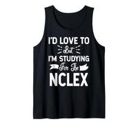NCLEX Infermiera Studente - Io Mi Piacerebbe ma STO studiando Canotta