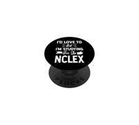 NCLEX Infermiera Studente - Io mi piacerebbe ma sto studiando PopSockets PopGrip Adesivo