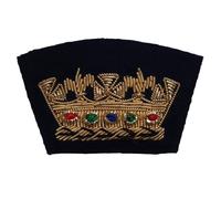 Nco Corona Rmly Non-Commissioned Adulti Ufficiale Ricamato Insignia Toppa Stemma