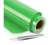 NCRGB Vinile Termoadesivo per Tessut,Pellicola per Plotter in Vinile a Trasferimento Termico,Facile da Tagliare e Sarchiare,Vinile Adesivo per T-Shirt (Verde chiaro, 30.5×400 cm)