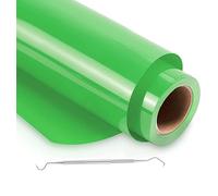 NCRGB Vinile Termoadesivo per Tessut,Pellicola per Plotter in Vinile a Trasferimento Termico,Facile da Tagliare e Sarchiare,Vinile Adesivo per T-Shirt (Verde chiaro, 30.5×600 cm)