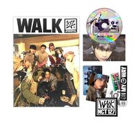 NCT 127 - 6th Album [WALK] (Podcast Ver.) Photobook + CD-R + Photocard + Sicker Pack + Lenticular Card + 2 Pin Button Badges + 4 Extra Photocards