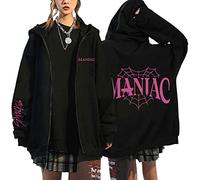 NCTCITY Donna Zip Up Felpe con Cappuccio Casual Sciolto Sweatshirts Oversize Stray Kids Outwear Y2K E-Girl Maglie Gotico Harajuku Giacche 5-Star Maniac NOEASY MIROH Hyunjin Han Felix Jisung