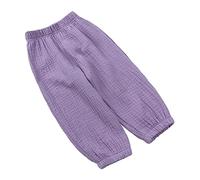 NCTCITY Pantaloni Harem da Bambino Ragazzo Ragazza Lunghi Bloomers Anti-Zanzare Thai Pantaloni Elastico in Vita Allentato Arricciato retrò Chic Pantaloni alla Moda per Bambini Primavera Estate