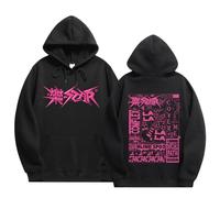 NCTCITY Unisex Felpe con Cappuccio KPOP Stray Kids Pullover Sweatshirt Maniche Lunghe Hip Hop Tops 樂-Star Casual Streetwear SKZ LALALALA Han Felix Seungmin I.N