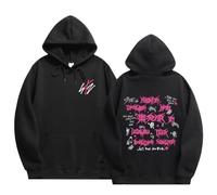 NCTCITY Unisex Felpe con Cappuccio Stray Kids Pullover Sweatshirt Hip Hop Tops 樂-Star Casual Streetwear SKZ LALALALA BangChan Lee Know Changbin Hyunjin