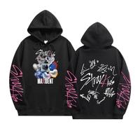 NCTCITY Uomo Donna Felpe con Cappuccio KPOP Stray Kids Merch Pullover MAXIDENT Maglione Maniche Lunghe Sweatshirt Tops Streetwear SKZ BangChan Lee Know Changbin Hyunjin Han Felix Seungmin I.N