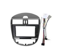 NCTPICLC 9 Pollici Car Dvd MP5 Radio Android Cornice Video Player Cruscotto Multimedia Kit Pannello Centrale Fascia 2 DIN per Nissan per Tiida 2011-2016 Mascherina Autoradio(F)