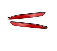 NCTPICLC Car Laterale Indicatore 1 Coppia Per Mazda 3 2010 2011 2012 2013 Riflettore Paraurti LED Con Lente Fumé Rossa/nera, Luce Freno Posteriore(2pcs RED LENS)