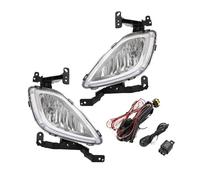 NCTPICLC Faretti Fendinebbia 1 Paio Fendinebbia Per Paraurti Anteriore Auto Per Hyundai Per Elantra 2011 2012 2013 Lenti Trasparenti Luce Ambra Fendinebbia Auto