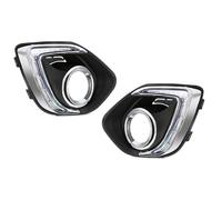 NCTPICLC Faretti Fendinebbia Luce Marcia Diurna Anteriore A LED Per Mitsubishi Per ASX 2013 2014 2015 Fendinebbia 3 Colori DRL Indicatore Direzione Impermeabile 12V Fendinebbia Auto(3-Colors DRL)
