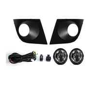 NCTPICLC Faretti Fendinebbia Per Nissan Per Tiida 2007 2008 2009 2010 2011 Fendinebbia A LED Fari Copertura Cofano Telaio Impermeabile Accessori Auto Sinistra Destra Fendinebbia Auto(Halogen Set)