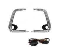 NCTPICLC Faretti Fendinebbia Per Toyota Per Corolla 19 20 21 Per Levin 19-20 Kit Luci Diurne A LED DRL Fendinebbia Paraurti Anteriore Indicatore Direzione Finiture Cromate Fendinebbia Auto(DRL Only)