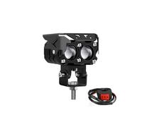 NCTPICLC Faretti Fendinebbia Proiettore Per Moto A Due Colori Faretto A LED Fendinebbia Ausiliario Lampada Per Camion E UTV Fendinebbia Auto(2 lens A)